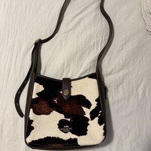 Coach Hadley Convertible Crossbody - Cow print